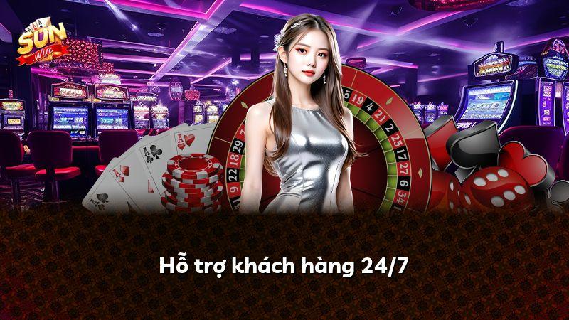 Hỗ trợ khách hàng 24/7