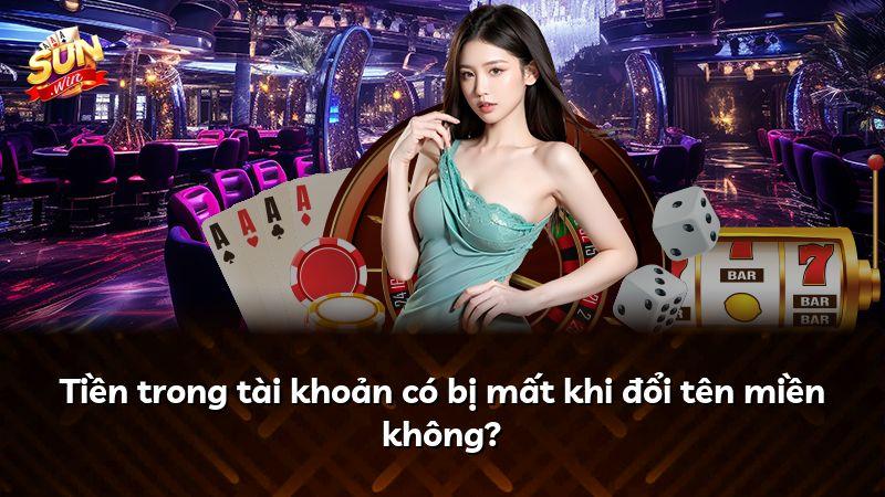 Tiền trong tài khoản có bị mất khi đổi tên miền không?